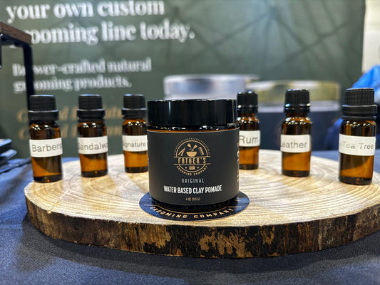 Father’s Grooming Water Based Clay Pomade - Natural Styling Clay for Men